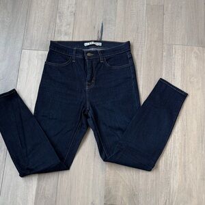J Brand High Waisted Women's Deep Indigo Skinny Jeans